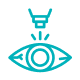 Eye with directional arrow icon - guiding patients to better vision at Desert Vision Center