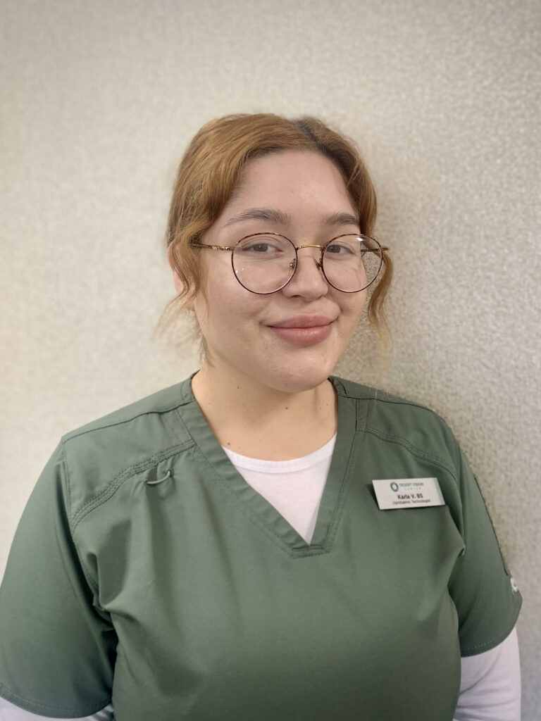Karla V., Ophthalmic Technologist, Certified Patient Service Specialist, and Surgical Counselor at Desert Vision Center cataract surgery center.