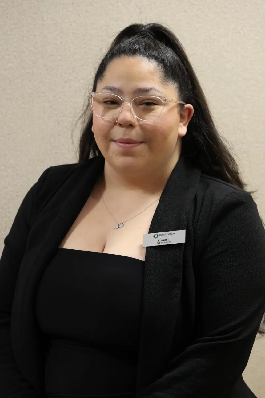 Eileen L., Patient Liaison at Desert Vision Center cataract surgery center. Desert Vision Center in Rancho Mirage. Cataract Surgery in Coachella Valley.