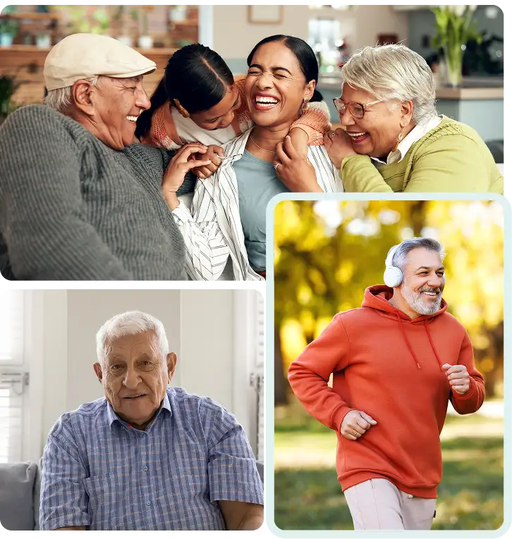 Patients after monovision cataract surgery.