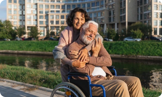 Senior cataract patient who learned about advanced IOLs on our Cataract Surgery Patient Education hub.